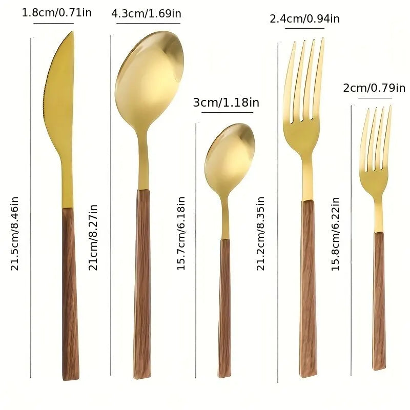 Wooden Cutlery Set